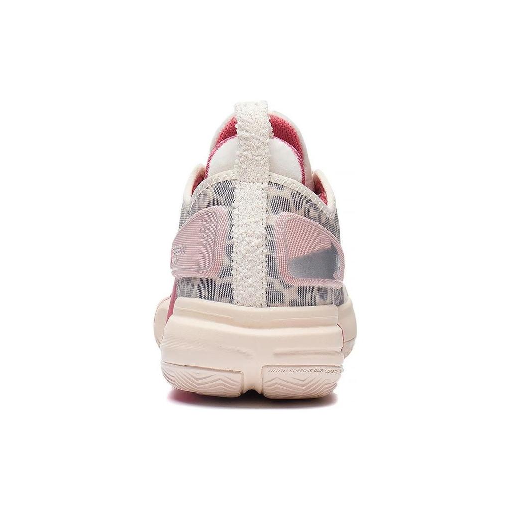Баскетбольные кроссовки Li Ning Speed 9 Premium Мужские Низкие Светло-серый Розовый ABAS071-4