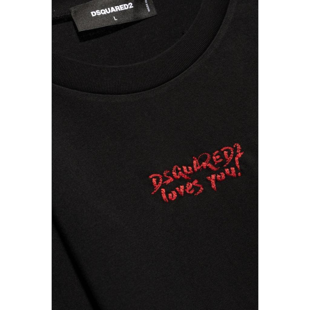 DSquared2 Mens Loves You Logo T-Shirt