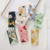 Silk Fruit Print Scarf Headband for Women and Girls - Summer Korean Style