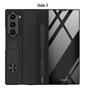 Кожаный чехол-книжка Samsung Z Fold 6 со слотом для стилуса и стеклянной крышкой – Стильный и деловой.