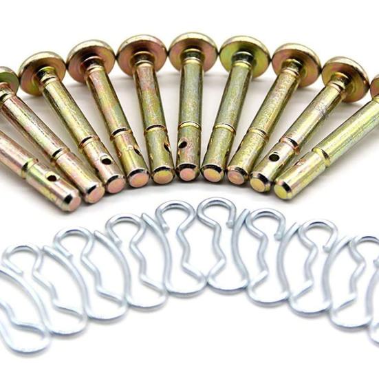 20 шт. комплект срезных штифтов высокой плотности, противоизгибающиеся металлические штифты, подходят для снегоочистителей, заменяют снегоочистители