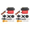 20kg Digital Servo Professional High Torsion Waterproof RC Car Servo with 25T Metal Servo Arm for
