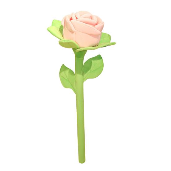 Rose Plush Toy Large Realistic Flower Pillow Decor Stuffed Animal Soft Hugging Cushion