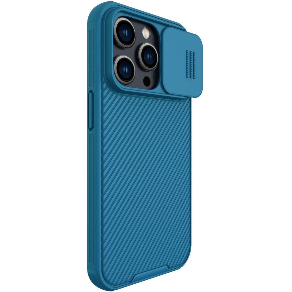 Nillkin CamShield Pro Rugged Case for iPhone 14 Pro - Blue Camera Protector Cover