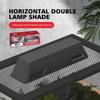 Reptile Habitat Lighting UVA UVB Lampshade Breeding Box Lightings Double Lampshade for Reptiles Lizards Snakes House EU/AU/US/UK