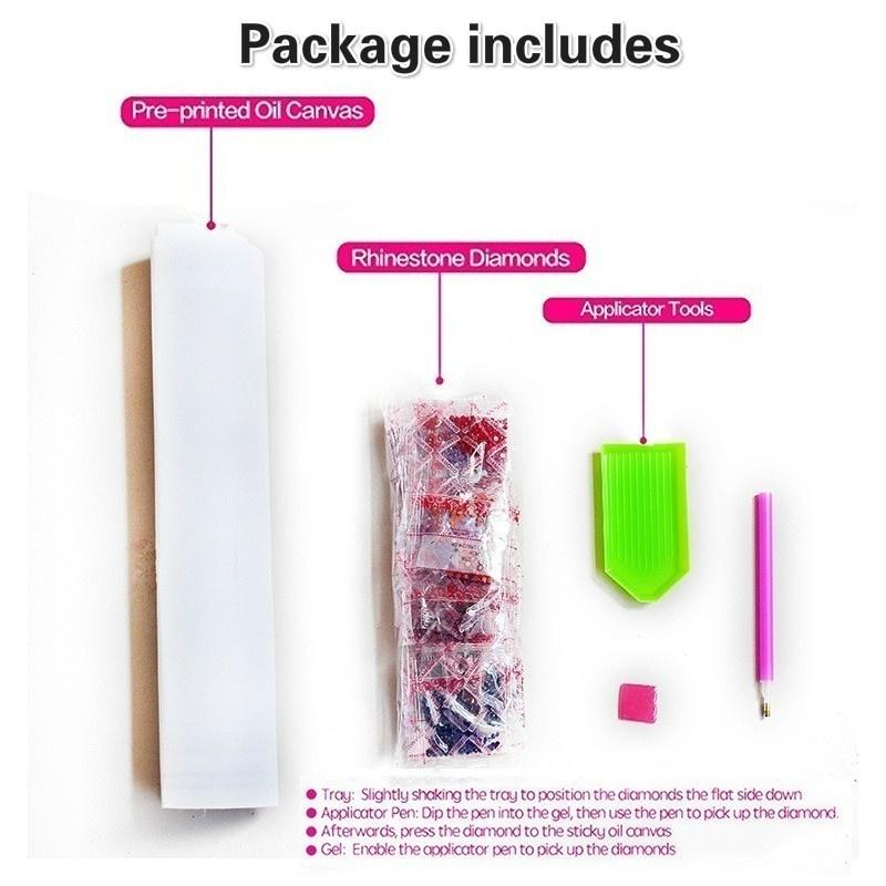 15x20 см мода 5D Diy живопись картина вышивка картина картина полный горный хрусталь стены Рождественский декор живопись