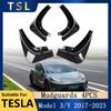 4 шт. автомобильные брызговики для Tesla Model 3 Model Y, брызговики, крыло, переднее и заднее колесо, брызговик для Model3 ModelY