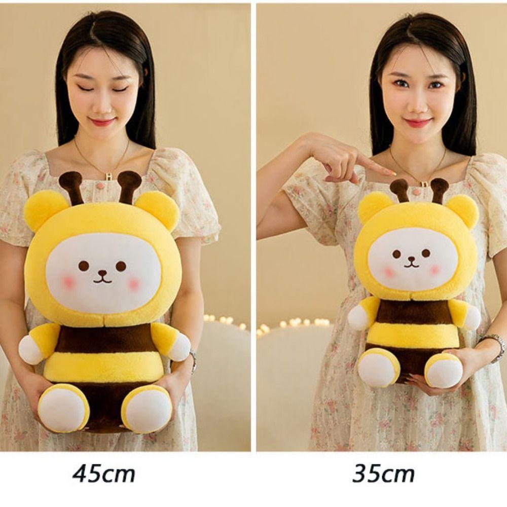 PP Cotton Bee Stuffed Toys Stuffed Bees Bear Plush Dolls Adorable Bee Doll Plush Toy Children