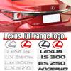 New for LEXUS Same as the original car Letter Badge Logo 3D ABS Car Trunk Rear Sticker for LEXUS NX ES LX IS CT RX GS SL LS