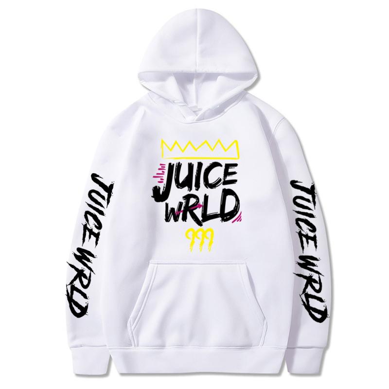 Толстовки Juice WRLD для мужчин и женщин, осенне-зимние толстовки с капюшоном в стиле Харадзюку, повседневные толстовки с капюшоном из флиса высокого качества