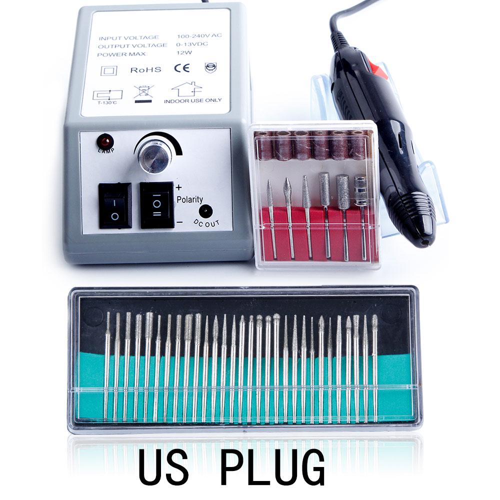 Электрический аппарат для маникюра с комплектом насадок