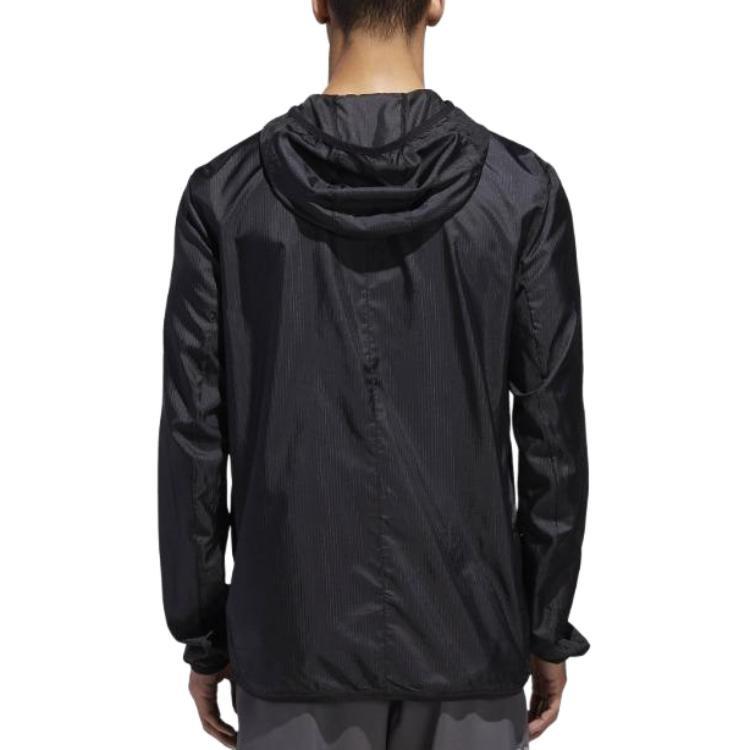 adidas Куртки Мужские Черные С Капюшоном Умеренные Другие DN8763