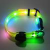 New Adjustable Led Glowing Pet Dog Collar PVC Waterproof  Anti Dirty Easy To Clean for Big Small Dogs Puppy Cat Luminous Collar
