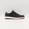 CZ0775-036 Nike Air Jordan 1 Retro Low OG Черный и Изумрудно-зеленый (Женский)