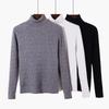 Men Fall Turtleneck Sweater Knitted Soft Pullovers Jumpers Basic Soft Sweaters For Men 2024 Spring Autumn Winter