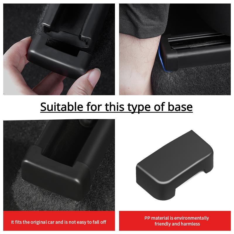 Для Tesla Model 3 Model Y 2023 2022 2011 Заднее сиденье направляющая мягкая резиновая заглушка защита салона автомобиля функциональные аксессуары