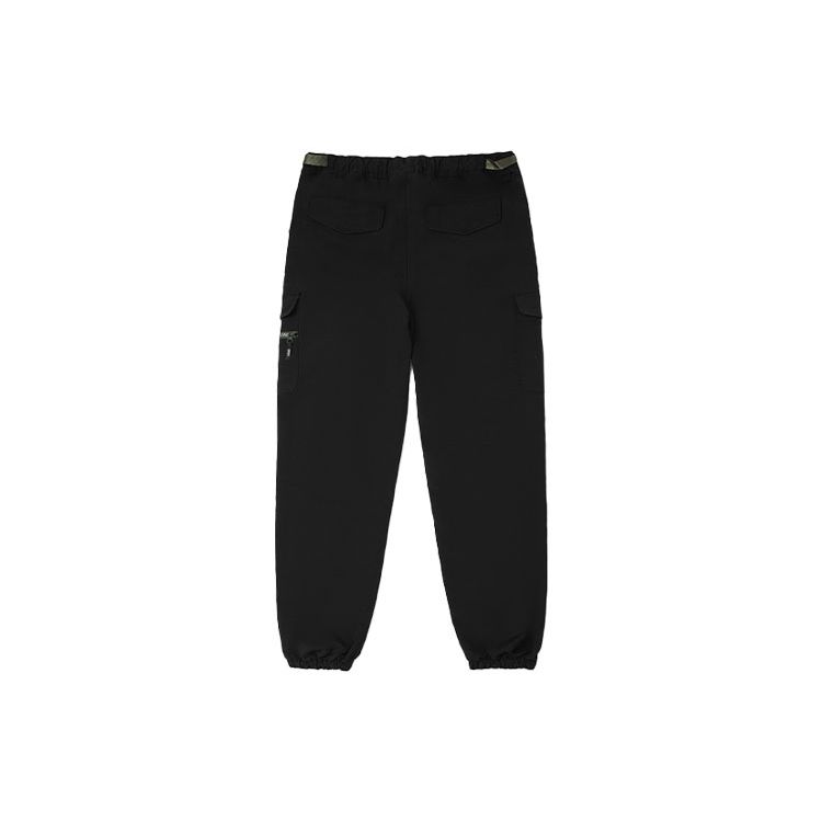 Vans Тканые брюки-карго с несколькими карманами и завязками на шнурке, мужские брюки, черные VN0A5EAZBLK