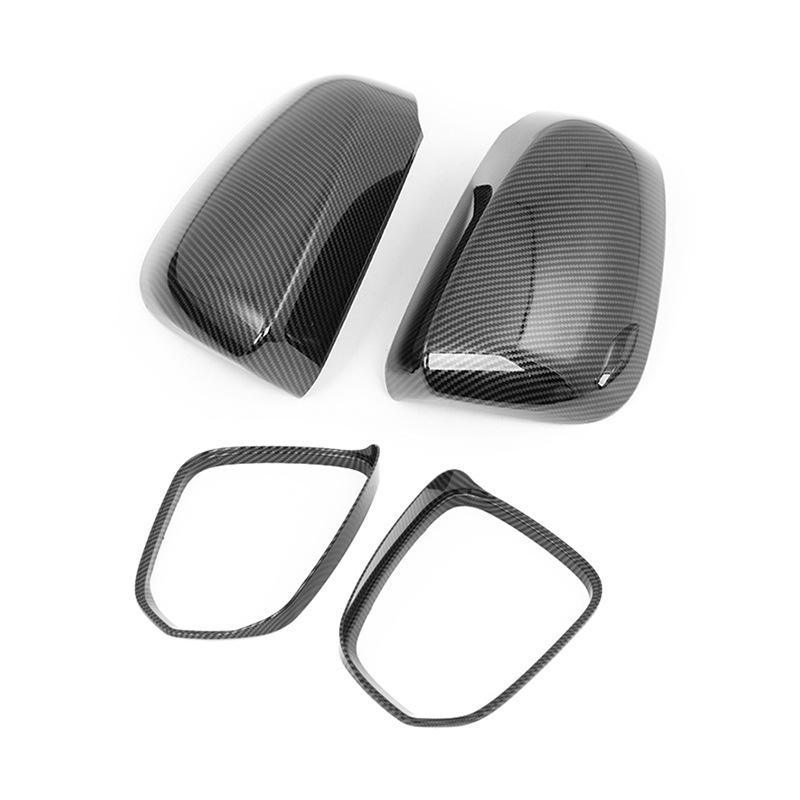 Крышка зеркала заднего вида из углеродного волокна серии Toyota VOXY/NOAH 90 с декоративной наклейкой-дождевиком.