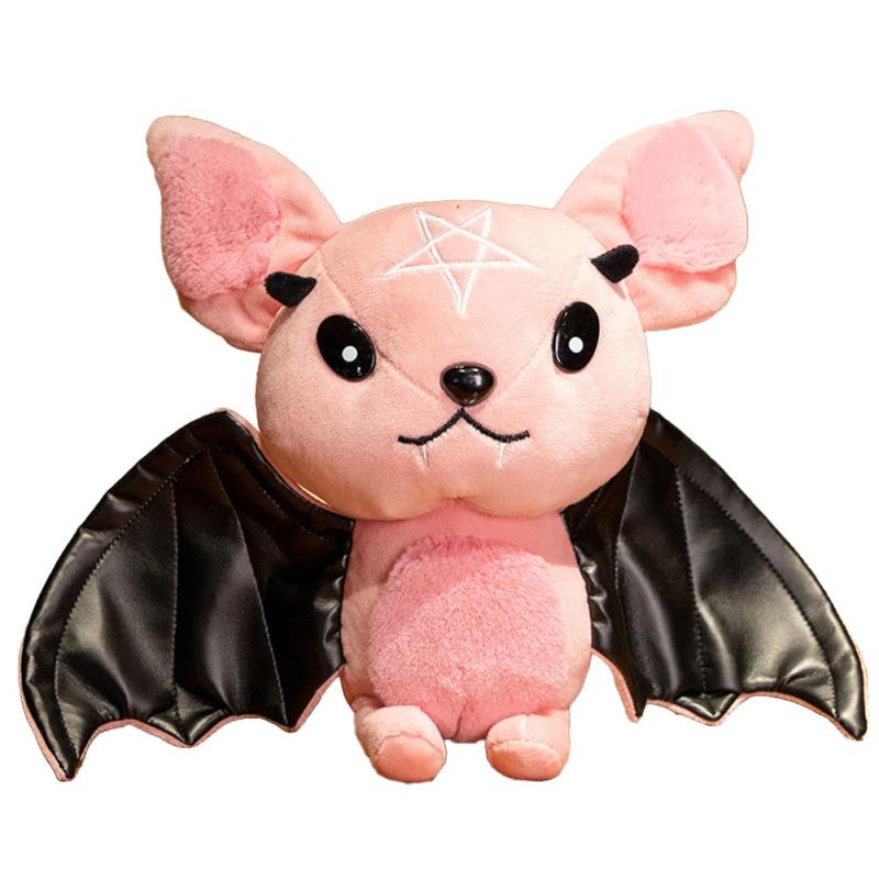 30cm/45cm Funny Dark Bat Plush Toy Soft Stuffed Cartoon Anime Bat Sofa Pillow For Kids Birthday