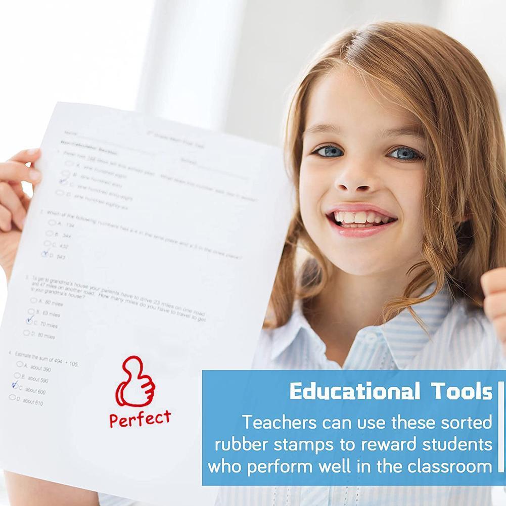Поощрительный комментарий, печать для детского сада, учитель начальной школы, положительный штамп, комментарий, награда для учащихся, подарки