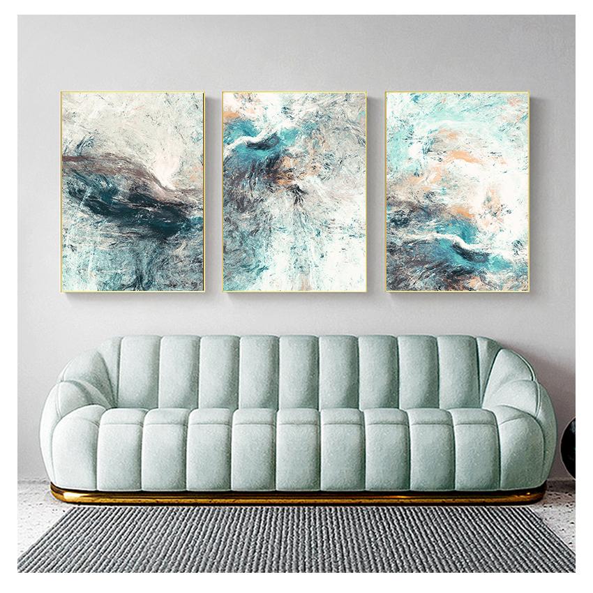 Canvas Paintings Modular Pictures Wall Art for Living Room Decoration No Framed Modern Simplicity of Abstract