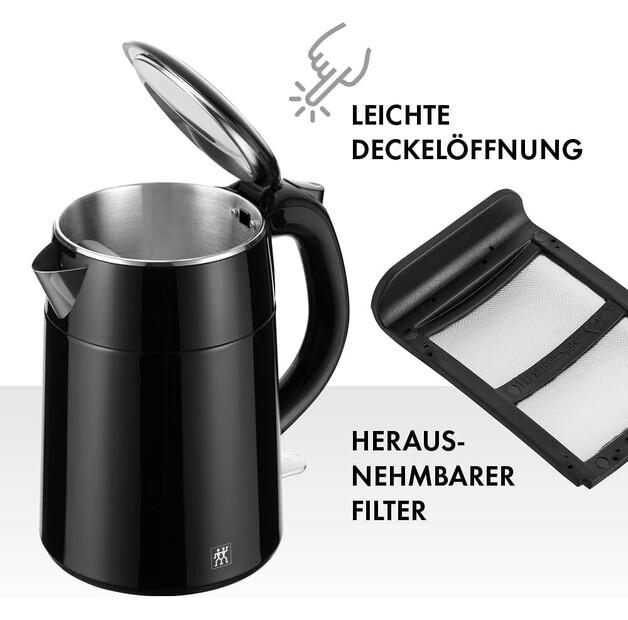 Чайник Zwilling 1.25l schwarz (1009470)