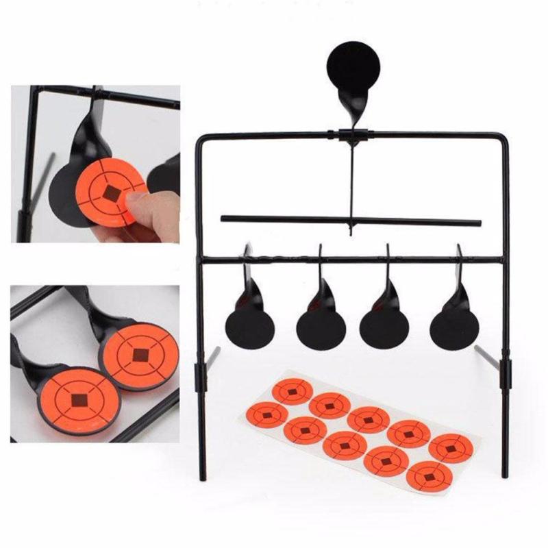 5 мишеней, самовосстанавливающийся вращающийся воздушный фонарь, стрельба из винтовки, набор металлических мишеней для тренировок/игр
