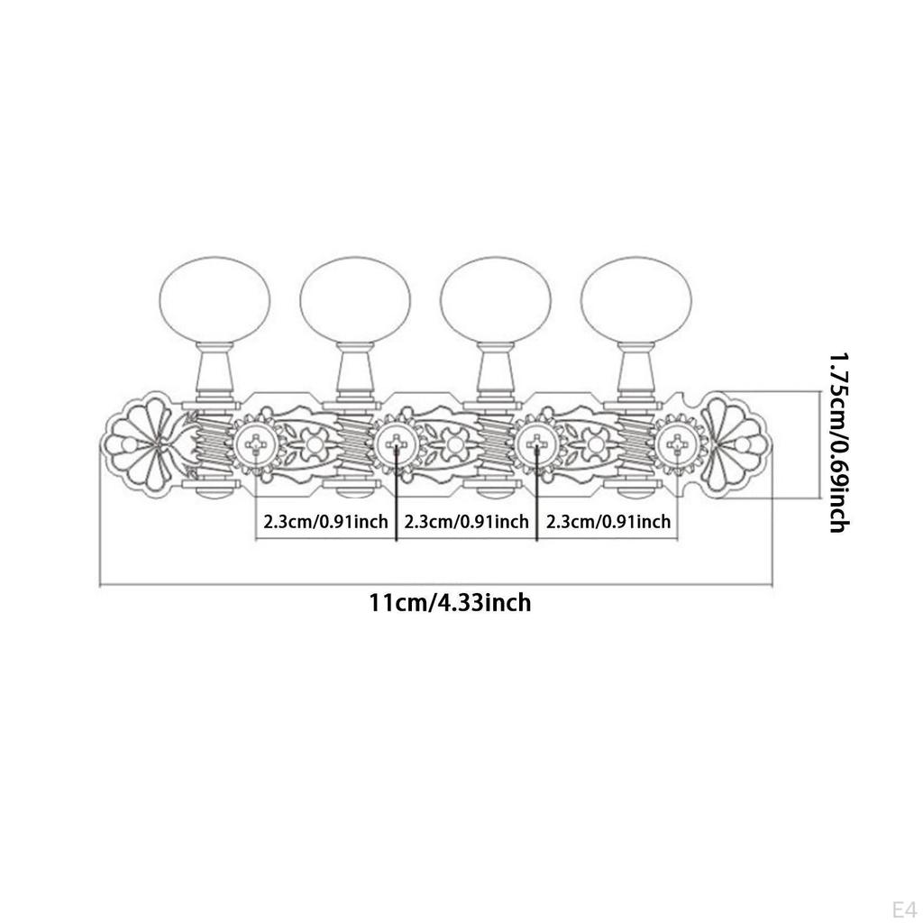 Колки для настройки гитары, мандолины, профессиональные, простая установка, детали музыкальных инструментов для