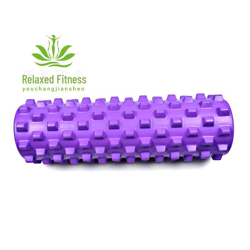 45cm EVA Foam Roller with Textured Surface for Muscle Massage and Relaxation