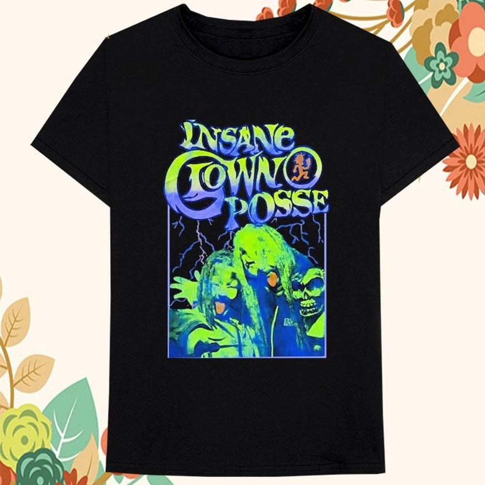 КОЛЛЕКЦИЯ Insane Clown Posse Молния Язык Подарок Фанаты S-5XL CG2349 Унисекс Футболка