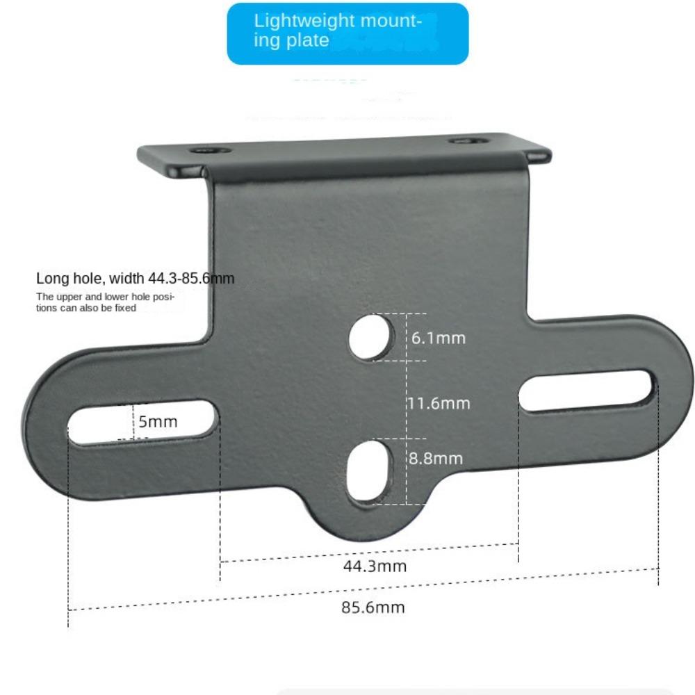 Red Black Bicycle Rear Light Metal Acrylic Luggage Carrier Mount Cycling Stand Bracket  Bicycle