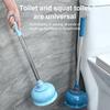 Toilet Drainer High-Pressure Air Unblocker Increased Suction Cups Hanging Hole Toilet Dredger Toilet Unclogging Solution