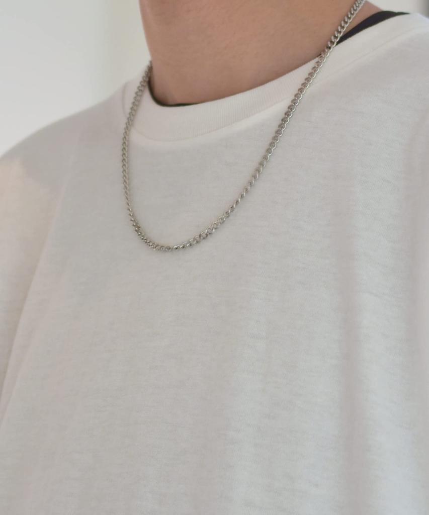 LION HEART Цепочка из хирургической нержавеющей стали Kihei Azuki 50см 55см slendery 03NC0025 Серебристый БЕСПЛАТНО 119581001SLV2FREE [Lion Heart] Цвет