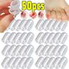 5/100pcs Transparent Silicone Toe Covers Women Gel Little Toes Protector Tube Foot Care Finger Caps Elasticity Prevents Blisters