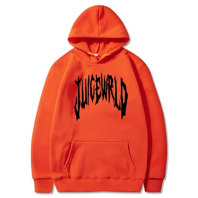 Толстовка с капюшоном с принтом букв Rapper Juice Wrld 999 модная повседневная спортивная одежда Y2k для женщин Толстовка
