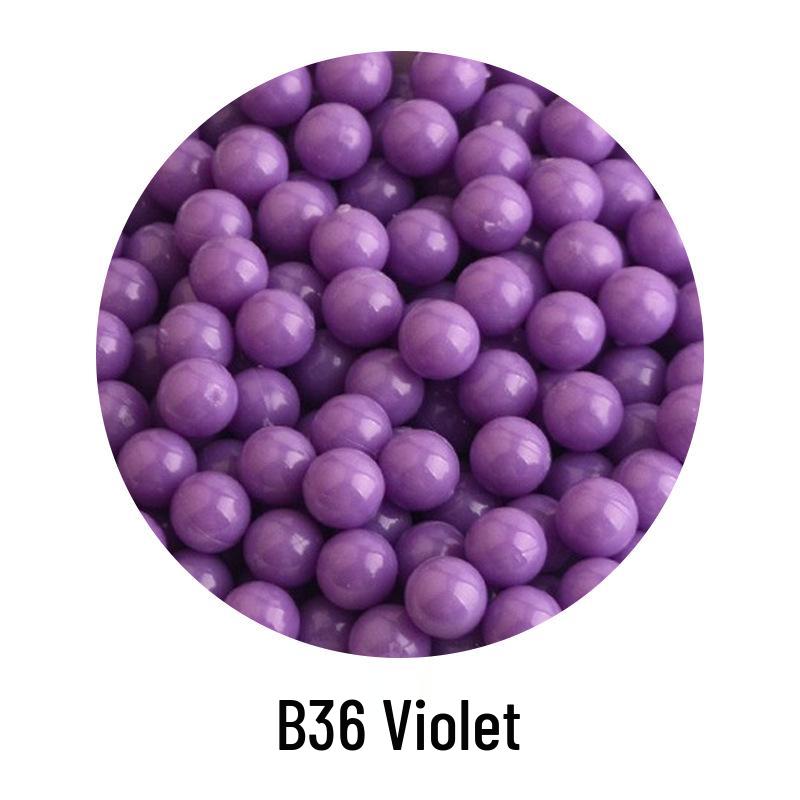 Пластиковые бусины конфетных цветов: Круглые упругие мячики без отверстий для детских DIY украшений, поделок и пуль для игрушечных пистолетов.
