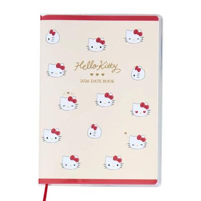 Sanrio Hello Kitty B6 Ежедневник 2026 Япония НОВЫЙ Персонажи Sanrio