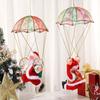 Merry Christmas Electric Dancing Santa Claus Doll Parachute Santa Claus Pendant  Xmas Party Decor