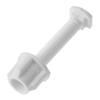 Plastic Bolts Toilet Hinge Screws White 2*Washers 6cm Screw