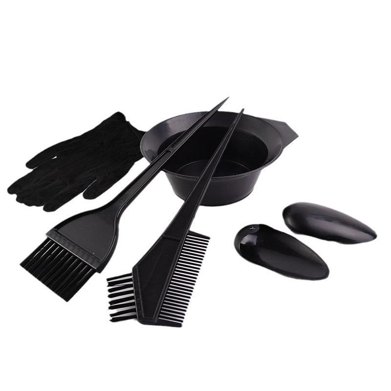 5/7/9Pcs Hair Coloring Kits Home Salon Hair Dyeing Comb Hair Bowl Coloring Brush Cream Earcap Clips Cape Hair Styling Tool