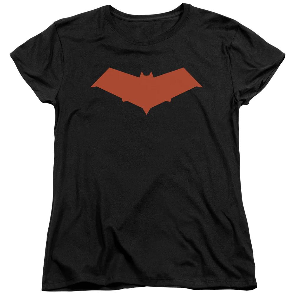 Batman Red Hood Womens T Shirt Black Officially Licensed