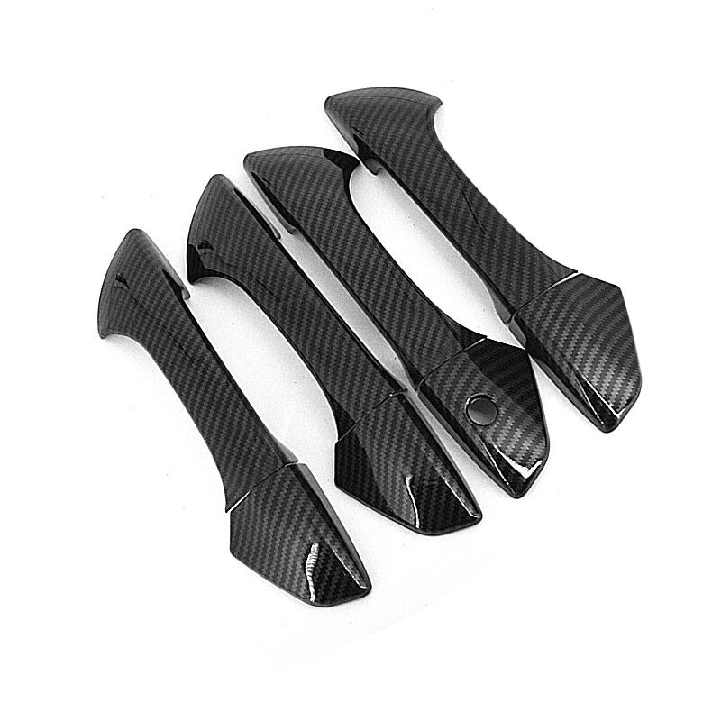 Для Honda Accord 2008-2013 углеродное волокно хромированная наклейка на ручку боковой двери автомобиля Стайлинг