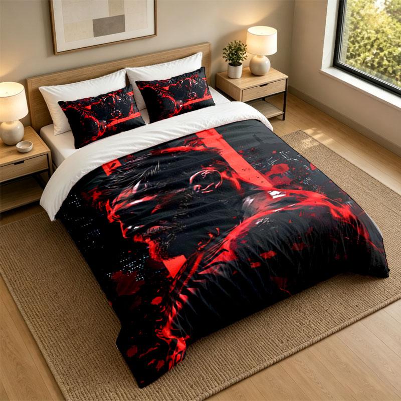 3Pcs Bedding SetConor Mcgregor Soft Bed Sheet and Two Pillowcases Home Bedroom Decor