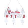 2024 Wooden Christmas Pendants Door Wall Xmas Decor Christmas Tree Hanging Ornaments Happy New Year 2025 Naviidad Decor For Home