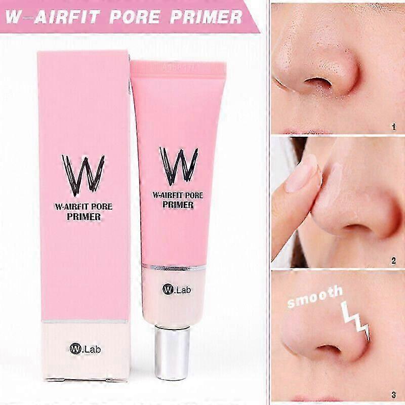 3X Korea New W.lab W-airfit Pore Primer Moist Oil Control Concealer Foundation Primer