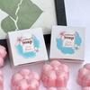 Мыло ручной работы Sakura с экстрактами цветков сакуры для нежного ухода за кожей. Стойкий аромат. Очищающее средство для лица, тела, рук.