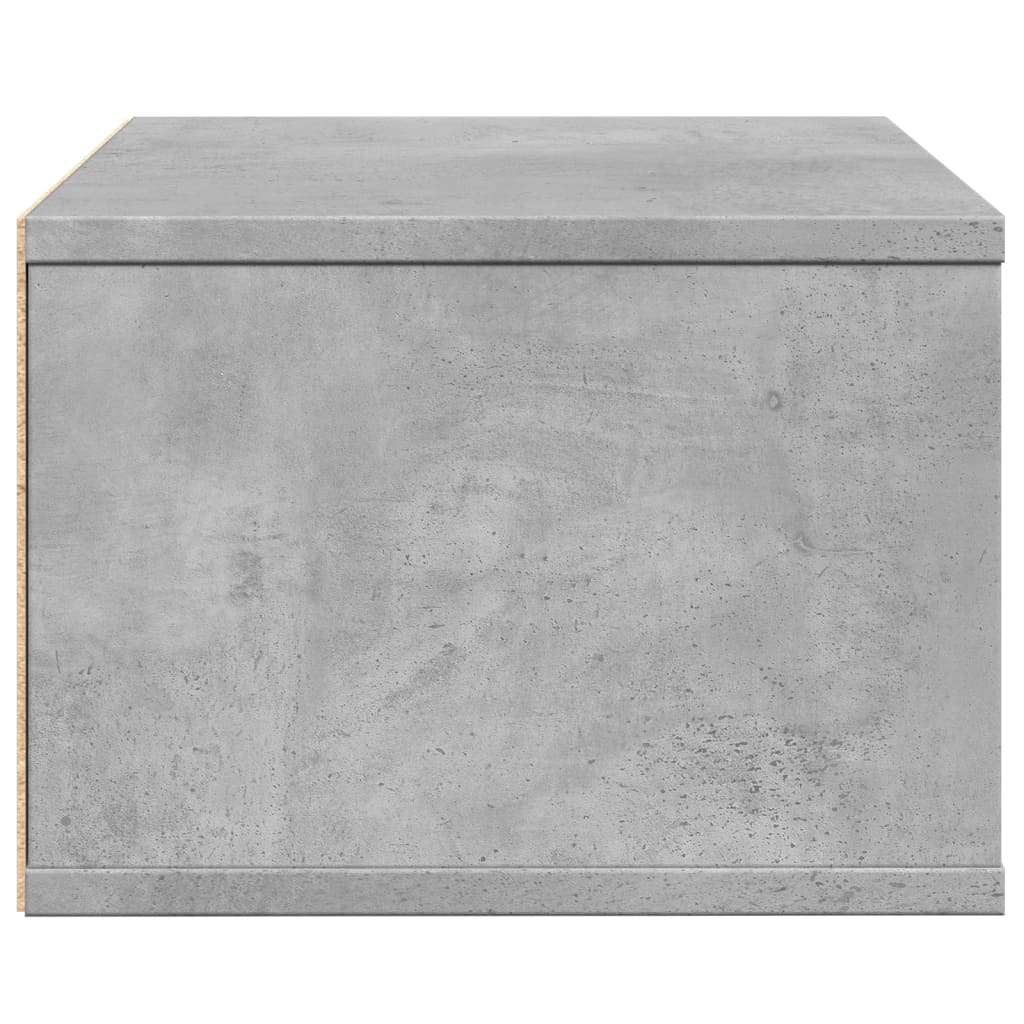Printer Stand Concrete Grey 40 x 32 x 22.5 cm Particleboard