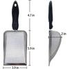 Falltail Stainless Steel Reptile Sand Substrate Scoop Shovel Sifter Fine Mesh Metal Reptile Litter Cleaner Scooper For Sand Bedding