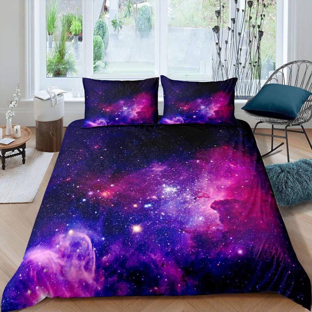 Комплект постельного белья Cosmic Galaxy, комплект из трех предметов «Сияющие звезды», «Звездное небо», комплект из трех предметов «Галактика»