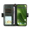 For Fairphone 6 Leather Case Magnetic Closure Wallet Stand Phone Cover with Crossbody Strap